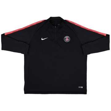 2018-19 Paris Saint-Germain Nike Haut d'entraînement 1/4 Zip - 8/10 - (XXL)