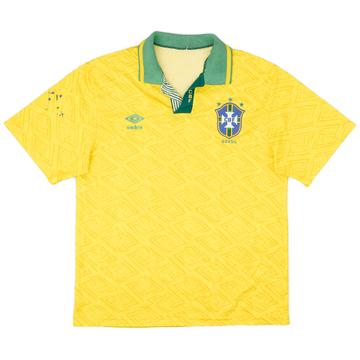 Maillot Domicile Brésil 1991-93 - 6/10 - (L)