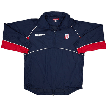 2000-01 Liverpool Reebok 1/4 Zip Veste de pluie à capuche - 8/10 - (L)