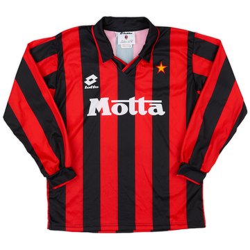 1993-94 AC Milan Maillot Domicile ML - 9/10 - (S)