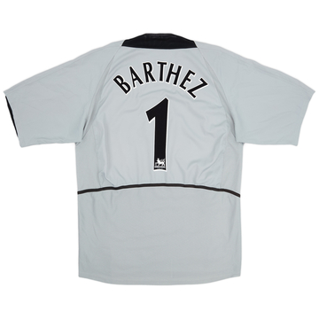 2002-04 Manchester United Maillot Gardien Manches Courtes Barthez #1 - 8/10 - (L)