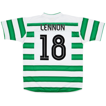 2003-04 Celtic Maillot domicile Lennon #18 - 8/10 - (XL)