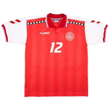 1996-98 Denmark Maillot de match domicile #12