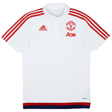2015-16 Manchester United adidas Polo - 9/10 - (S)
