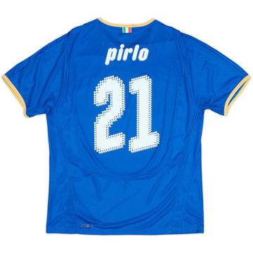 2007-08 Italy Maillot Domicile Pirlo #21 - 5/10 - (L)