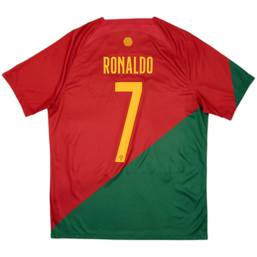 2022-23 Portugal Maillot domicile Ronaldo #7 - 8/10 - (L)