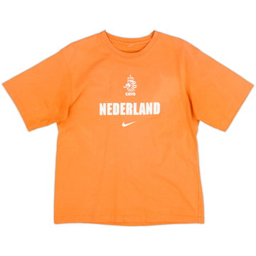 2006-07 Netherlands Nike T-shirt en coton v.Nistelrooy #10 - 6/10 - (M)