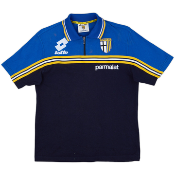 1998-99 Parma Lotto Polo 1/4 Zip - 5/10 - (S)