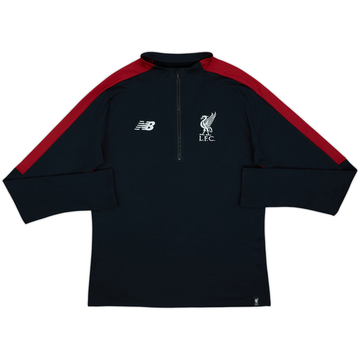 2018-19 Liverpool New Balance Haut d'entraînement zippé 1/4 - 8/10 - (S)