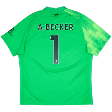 2021-22 Liverpool Maillot GK A.Becker #1 - 9/10 - (XL)