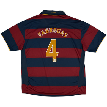 2007-08 Arsenal Maillot Third Fabregas #4 - 6/10 - (3XL)