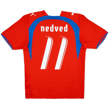 2006-08 République Tchèque Maillot Domicile Nedved #11 - 9/10 - (S)
