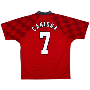 1996-98 Manchester United Maillot Domicile Cantona #7 - 6/10 - (L)