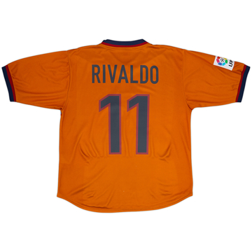 1998-00 Barcelona Maillot third Rivaldo #11 - 7/10 - (M)