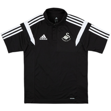 2013-14 Swansea City adidas Polo - 10/10 - (S)