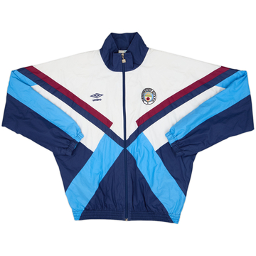 1989-91 Manchester City Umbro Veste de survêtement - 8/10 - (L)