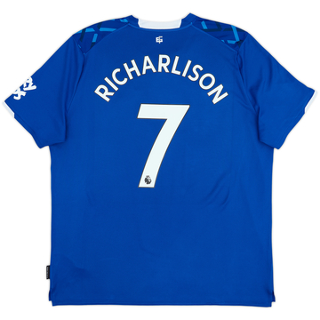 2019-20 Everton Maillot Domicile Richarlison #7 - 8/10 - (XXL)