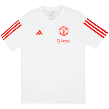 2023-24 Manchester United adidas Tee Coton - 9/10 - (S)