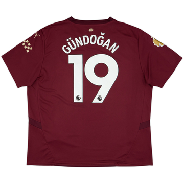 2024-25 Manchester City Maillot third Gundogan #19 - 8/10 - (XXL)