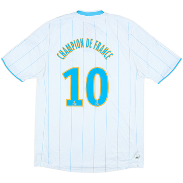 2009-10 Olympique Marseille 'Champion de France' Maillot domicile - 8/10 - (L)