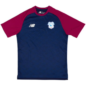 2023-24 Cardiff City New Balance Maillot d'entraînement - 10/10 - (S)