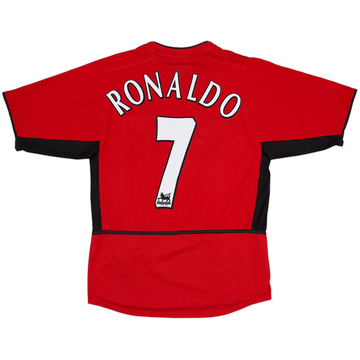 2002-04 Manchester United Maillot Domicile Ronaldo #7 - 5/10 - (S)