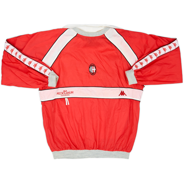 1988-90 AC Milan Kappa Haut d'entraînement à capuche - 9/10 - (L)