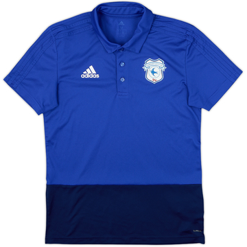 2018-19 Cardiff City adidas Polo - 10/10 - (M)