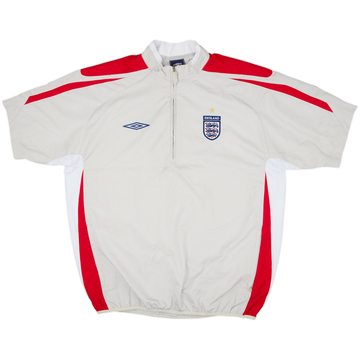 2007-08 England Umbro Haut d'entraînement 1/4 Zip MC - 8/10 - (L)