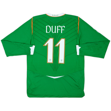 2008-10 Ireland Domicile Maillot manches longues Duff #11 - 7/10 - (M)