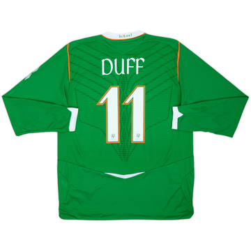 2008-10 Ireland Maillot Domicile ML Duff #11 - 6/10 - (L)