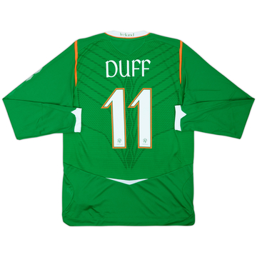 2008-10 Ireland Maillot Domicile ML Duff #11 - 8/10 - (S)