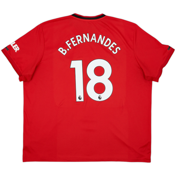 Maillot domicile Manchester United 2019-20 B.Fernandes #18 - 9/10 - (3XL)