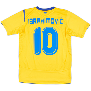 2005-06 Sweden Maillot domicile Ibrahimovic #10 - 10/10 - (XS)