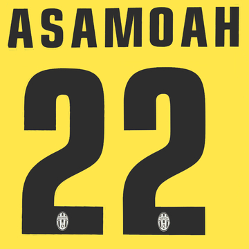 Flocage Asamoah #22 Juventus 2012-14 troisième