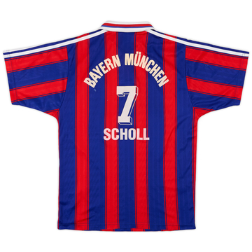 1995-97 Bayern Munich Maillot domicile Scholl #7 - 5/10 - (S)