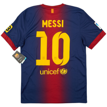2012-13 Barcelona Maillot domicile Messi #10 (S)