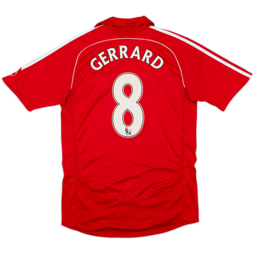 2006-08 Liverpool Maillot domicile Gerrard #8 - 5/10 - (S)