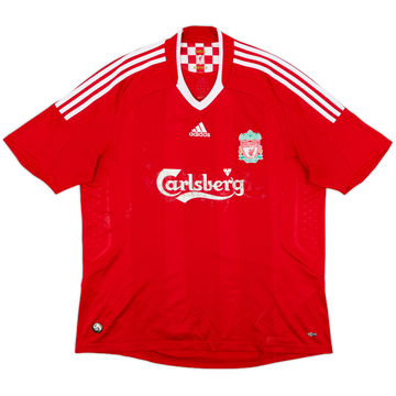 2008-10 Liverpool Maillot Domicile - 4/10 - (XL)