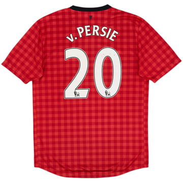 2012-13 Manchester United Maillot Domicile v.Persie #20 - 4/10 - (M)