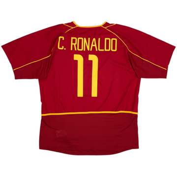 2002-04 Portugal Maillot domicile C.Ronaldo #11 - 9/10 - (XL)