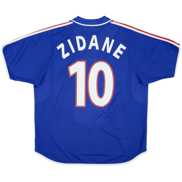 2000-02 France Maillot Domicile Zidane #10 - 10/10 - (XL)