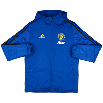 2019-20 Manchester United adidas Parka de banc rembourrée - 6/10 - (S)