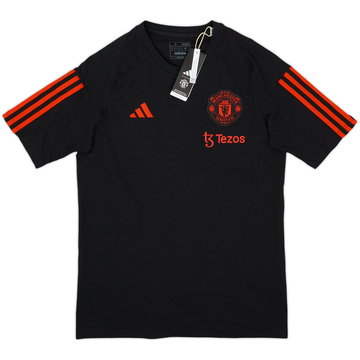 2023-24 Manchester United adidas T-shirt en coton (S)