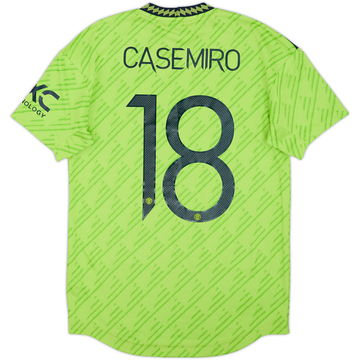 Maillot third authentique Manchester United 2022-23 Casemiro #18 (S)