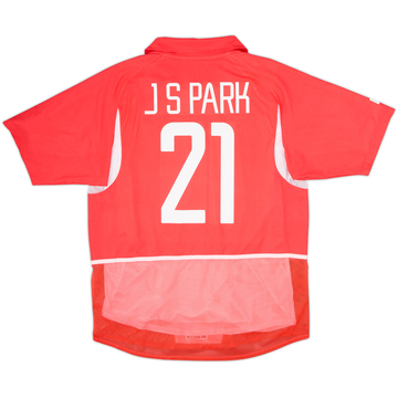 Maillot domicile Corée du Sud version joueur 2002-03 J S Park #21 - 10/10 - (L)
