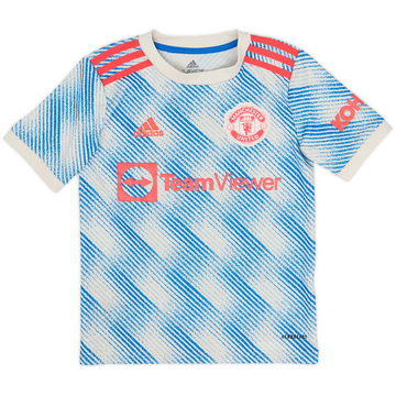 2021-22 Manchester United Maillot extérieur - 10/10 - (S.Boys)