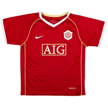 2006-07 Manchester United Maillot domicile - 6/10 - (6-7 ans)