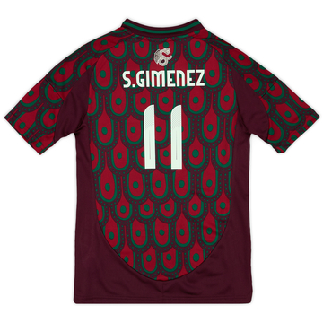 2024-25 Mexico Maillot Domicile S.Gimenez #11 Enfant