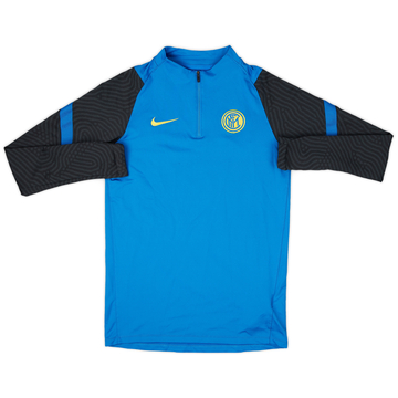 2020-21 Inter Milan Nike Haut d'entraînement 1/4 Zip - 7/10 - (S)